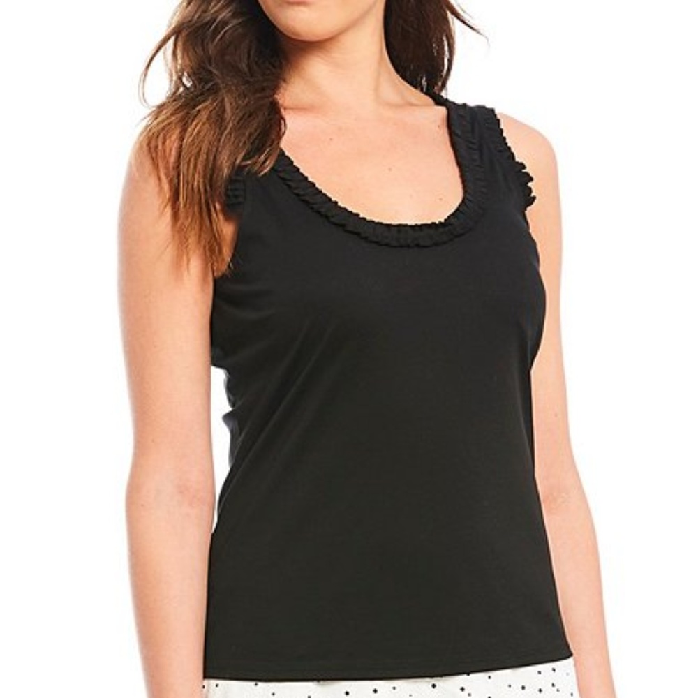 Gianni Bini Ruffle Knit Tank